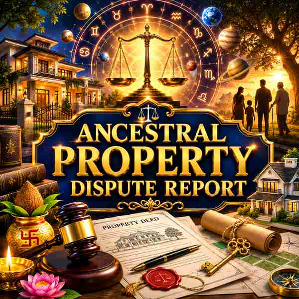 पैतृक संपत्ति विवाद रिपोर्ट | Ancestral Property Dispute Report