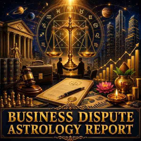 व्यावसायिक विवाद ज्योतिष रिपोर्ट | Business Dispute Astrology Report
