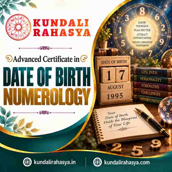 Advanced Certificate in Date of Birth Numerology