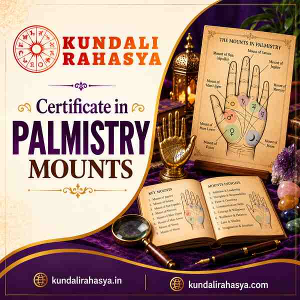Online Course Certificate in Palmistry Mounts