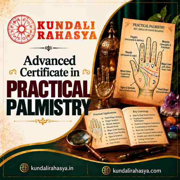 Online Course Advanced Certificate in Practical Palmistry