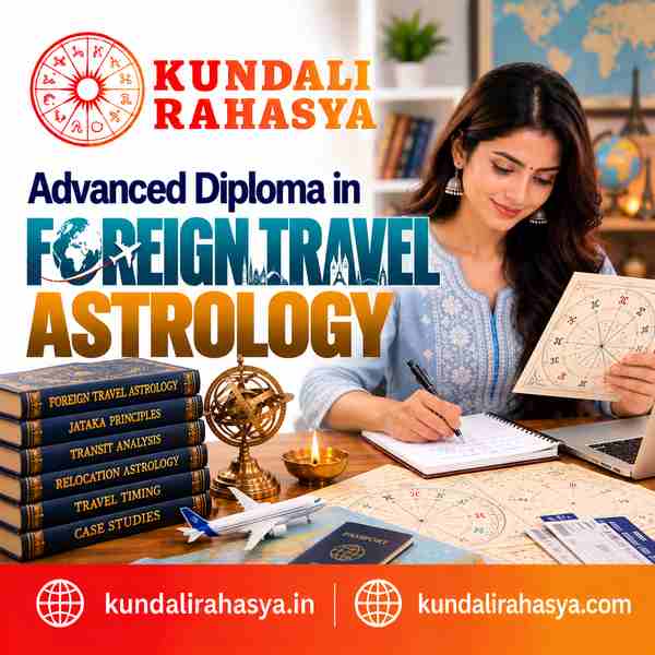 Online Advanced Diploma in Foreign Travel Astrology