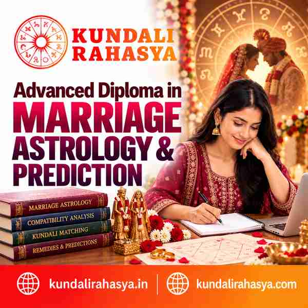 Online Advanced Diploma in Marriage Astrology & Prediction