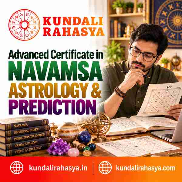 Online Advanced Certificate in Navamsa Astrology & Prediction