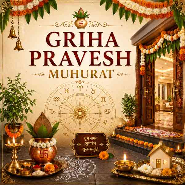 गृह प्रवेश मुहूर्त (Griha Pravesh Muhurat)