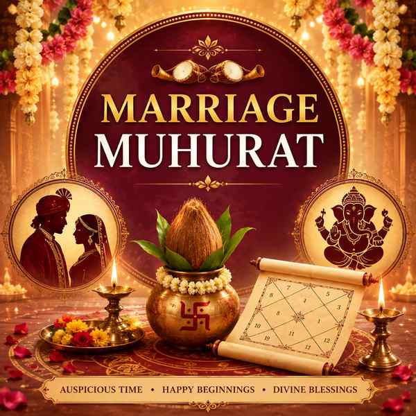 विवाह मुहूर्त (Marriage Muhurat)
