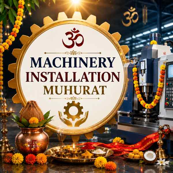 मशीन स्थापना मुहूर्त | Machinery Installation Muhurat