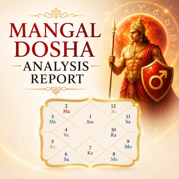 मंगल दोष विश्लेषण रिपोर्ट | Mangal Dosha Analysis Report