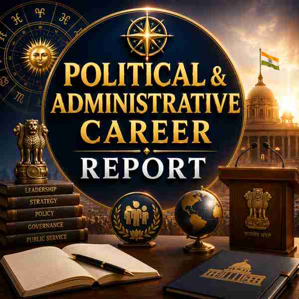 राजनीतिक एवं प्रशासनिक करियर रिपोर्ट | Political & Administrative Career Report