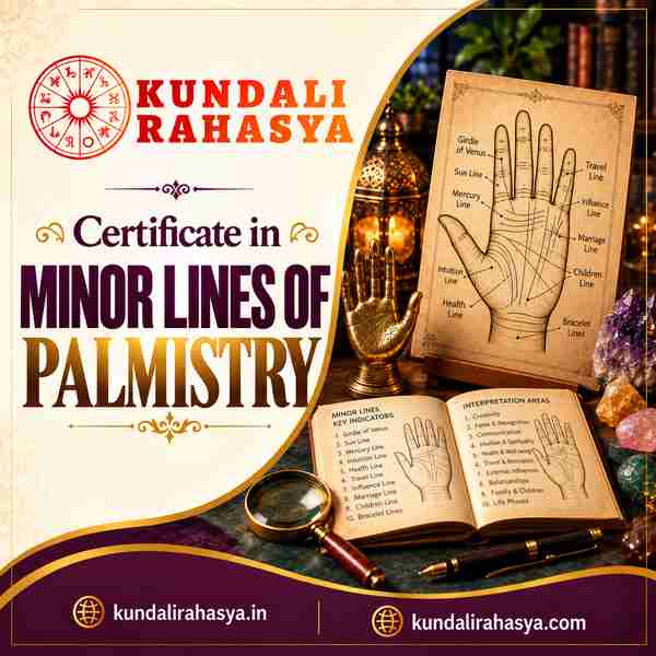 Online Course Certificate in Minor Lines of Palmistry