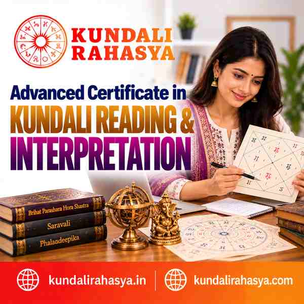 Online Advanced Certificate in Kundali Reading & Interpretation