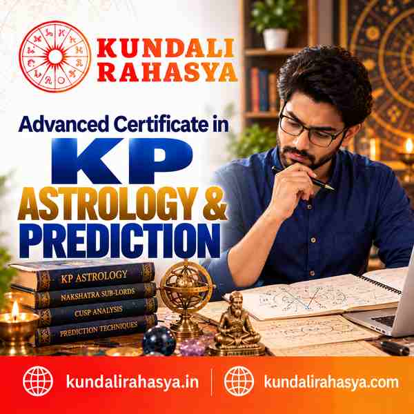 Online Advanced Certificate in KP Astrology & Prediction