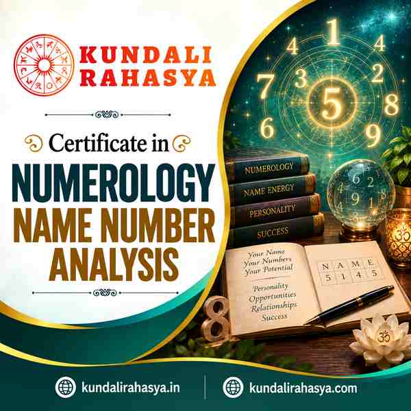 Certificate in Numerology Name Number Analysis