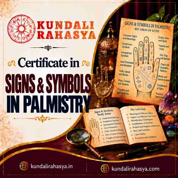 Online Course Certificate in Signs & Symbols in Palmistry